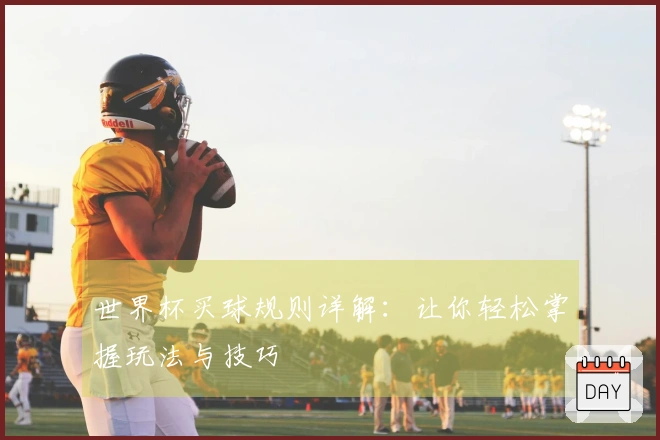 世界杯买球规则详解：让你轻松掌握玩法与技巧
