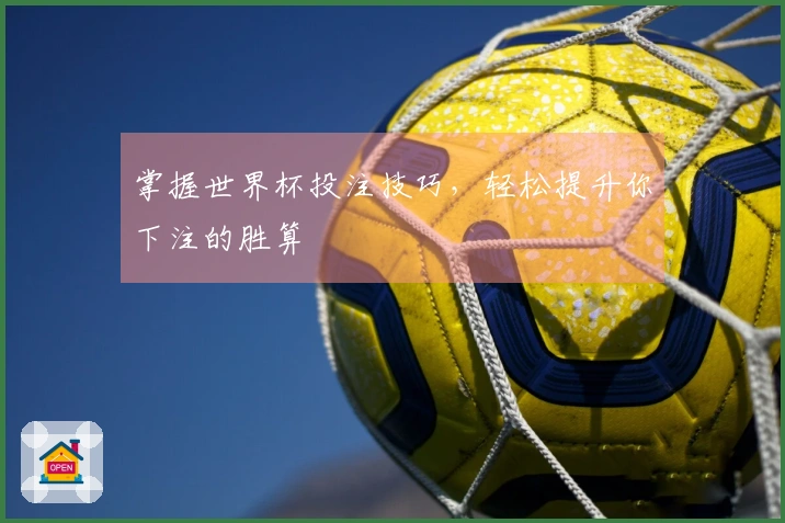 掌握世界杯投注技巧，轻松提升你下注的胜算
